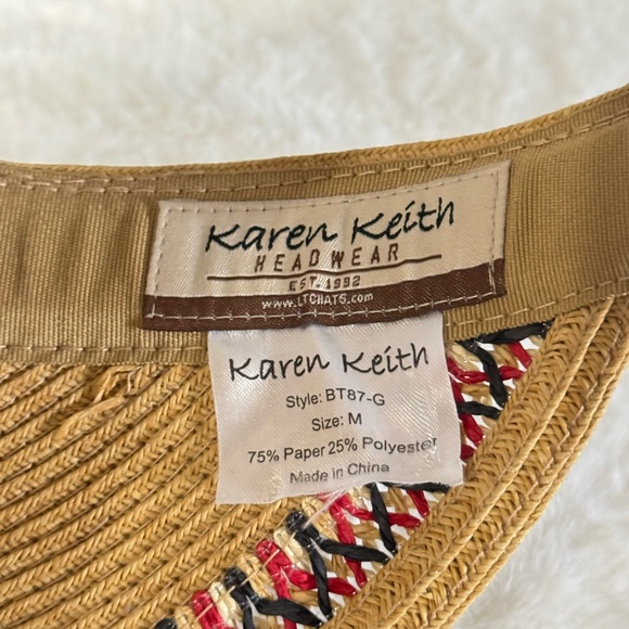 Multi Colored
K. Keith Decorative Trim Sun Visor Hat - Picture 4 of 11